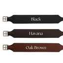 Exion Wide Stability Stirrup Leathers – 2.25” Broad English Saddle Straps with Non-Stretch Nylon Core – Vegetable Tanned Cowhide – Dressage & Jumping Leather Stirrups - Sizes: 48" to 62"