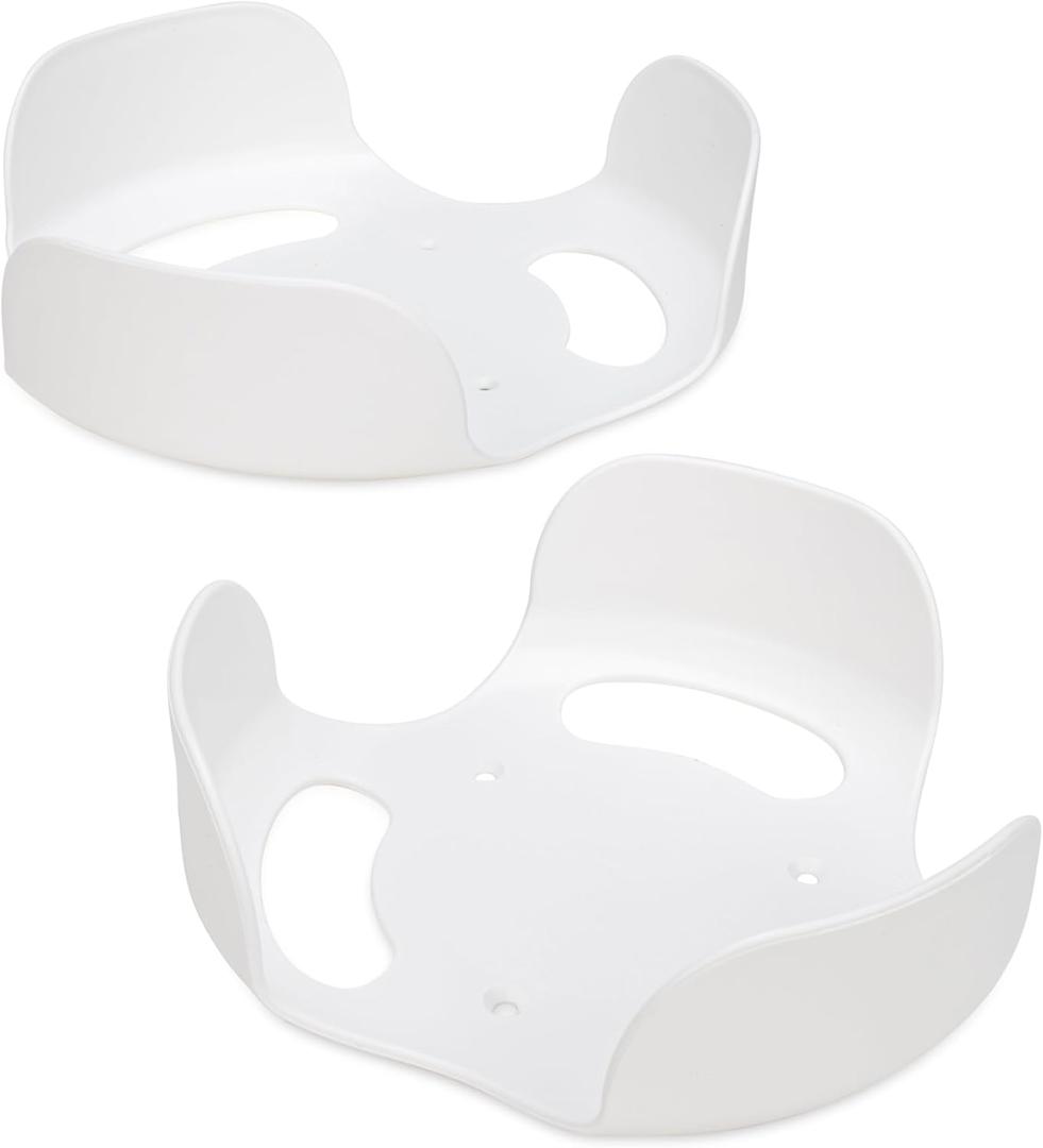 Camco Stack-A-Plate Holder | 2 Different Sizes of Plate Holders | One Plate Holder Fits Plates Up to 7.25 & Other Dish Holder Fits Plates Up to 10.25 | Great for Travel, RV Storage & More (43601)