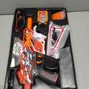 XSHOT Hyper Gel Trace Fire Blaster, Semi and Fully Automatic Gel Blaster & 10,000 Gellets, 600 Capacity Hopper & 850 Capacity Mag, Ages 14 & Up by ZURU, Medium