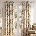 Wood Curtain Rod 36-91 Inch, Boho Decorative Window Treatment Rods