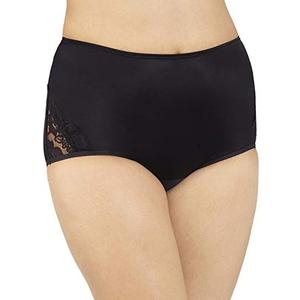 Vanity Fair Women's High Waisted Underwear, Full Coverage Ladies Panties, Perfectly Yours Briefs 5/S