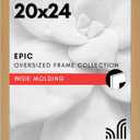 Americanflat 20x24 Picture Frame with Polished Plexiglass - Wide Picture Frames Made of Engineered Wood for Vertical or Horizontal Wall Display - Epic Collection - Pine