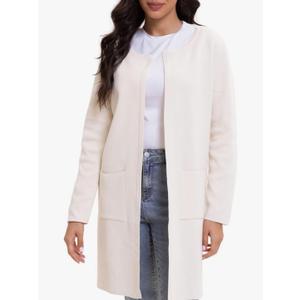 Cardigan Sweaters for Women Open Front Long Trench Coats Jacket Fall Winter Coatigan Medium