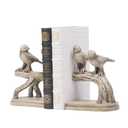 Decorative-Bookends Birds Book-Ends Heavy Duty - Unique Book Ends to Hold Books Heavy Duty Antique Book Stoppers for Shelf Office Desk Books Stand Organizer 2.3 LBS 4.75 * 4 * 6 in Newman House Studio