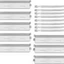 Gas Burner and Heat Plate Shield Stainless Steel Grill Replacement Parts for Members Mark GR2039201-MM-00, Bakers and Chefs ST1017-012939, Outdoor Gourmet GD430, Set of 8 Pack Heat Tent & Burner Tube