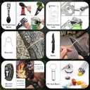 Advent Calendar 2025 Survival Kit for Men, 24 Days Christmas Countdown Calendar with Survival Gear and Camping Gear,Cool Gadgets for Outdoor Camping Fishing