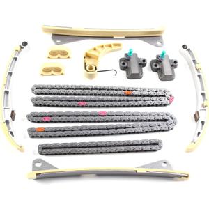 AUCERAMIC Engine Timing Chain Kit Fit for Hyundai Azera Santa Fe 2012-2019,Genesis G70/G80/G90 2017-2021,Kia Cadenza K900 Sedona Sorento 2013-2021 3.3L 3.8L 24321-3L100 24410-3CGA3