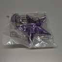 Blulu 10 Inches Purple Christmas Star Tree Topper Xmas Tree Topper Glitter Tree-top Star for Christmas Decorations