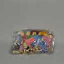 Skylety 10 Pcs Wooden Dollhouse Set of Mini People Figures Dollhouse Dolls Wooden Doll Play Figures Accessories(Pretty Style)