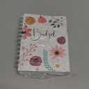 Paper Junkie Bill Organizer with Pockets - 5 x 7 In, Pink & Red with Green Accents - Floral Monthly Planner - Debt Payment Tracker & Expense Organizer