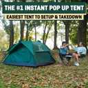 Reactive Outdoor Tent - 3 Second Tent - 3 Sec Instant Pop Up Tent - Easy and Quick Setup Camping Tent - 1 Person Setup Waterproof Double Layer Outdoor Camping Tent, Large