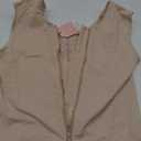 Isavela MG03 Vest w/Front Zipper & 3" Waist Elastic Band-Large-Black Size M