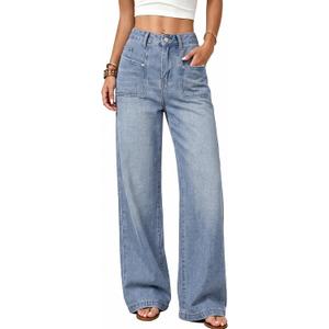 EMMIOL Baggy Jeans Women High Waisted Wide Leg Jeans