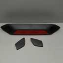 3rd Third Brake Light w/Cover JK4Z13A613AA JK4Z13A613AD JK4Z13A613AG Compatible with Ford Transit 150 250 350 350HD 2018 2019 Rear Center High Mount Stop Light Trim - Black Mount+Red Lens