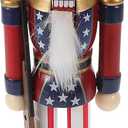 PRETYZOOM Nutcracker Christmas Decor Nutcracker Figurine 9.8" Wooden Soldier Christmas Wood Ornaments Table Decoration for Party