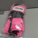 Caracaleap Toddler Kids Snow Mittens Waterproof Ages 2-7, Thinsulate Warm Boys Girls Winter Ski Mittens for Kids (Pink)