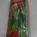 24 Bundles Artificial Flowers for Outdoors/Indoors, Fake Flowers Plants for Indoor Outside Garden Porch Window Box Home Wedding Farmhouse(8 Color)