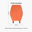 LUNDA Suede Leather Car Seat Cover Ultra-Thin Seat Cushion Breathable Seat Protector Pad Universal for Mercedes Benz AMG A B C E S R Class GLK GLA GL CLA CLS CLK SLK GLE GLS GLC (Black)