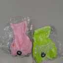 Nuanchu 3 Pieces Cat Recovery Suit Kitten Recovery Suit E-Collar Alternative for Cats and Dogs Abdominal Skin Anti Licking Pajama Clothes Sets(Small,Simple Style,Yellow Green Pink)