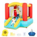 Toddler Indoor Bounce House, Mini Inflatable Castle with Slide