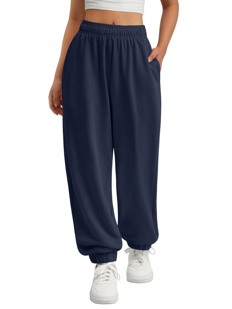 ATHMILE Sweatpants Women Baggy Lounge Pants Workout Gym Active High Waisted Comfy Joggers for Women Fall Clothes 2026, Medium