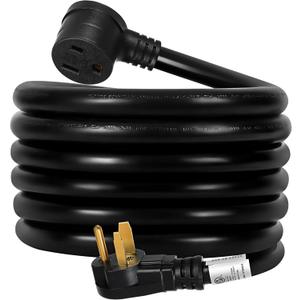 Welder Extension Cord 8 AWG, 50FT Welding Cords 40 amp, 125V/250V Welding Power Cord NEMA 6-50P/6-50R