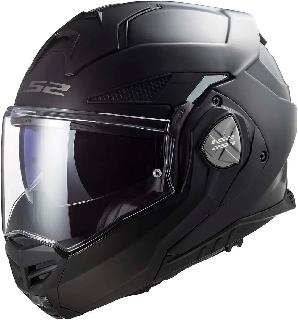 LS2 Helmets Advant X Modular Helmet (Matte Black)