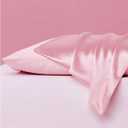 100% Mulberry Silk Pillowcase Only for Cervical Support Pillow, Orthopedic Contour Pillow, Full Size 24" x 16", Travel Pillowcase 16 x 24, Decorative Throw Pillow Case (24" x 16", Lotus Pink)