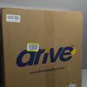 Drive Medical 11148-1 Folding Steel Bedside Commode Chair, Portable Toilet, Supports Individuals Weighing Up To 350 Lbs, with 7.5 Qt. Bucket and 13.5 Inch Seat, Grey