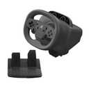 DOYO PS4 Steering Wheel and Pedals - Gaming Steering Wheel for PC, PS4, Nintendo Switch, PS3, iOS & Android Mobile Phones, Pro Racing Wheel with Dual-Vibration Motors, Wireless Bluetooth Connectivity