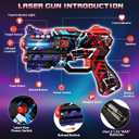 Laser Tag Guns Set of 4 Laser Tag Guns with Digital LED Score Display Vests,Gifts for Teens and Adults Boys & Girls,Adults and Family Fun,Gift for Kids Ages 8 9 10 11 12+Year Old Boy