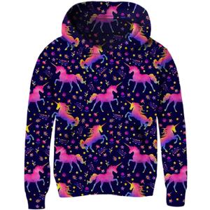 Teens Cool Purple Unicorn Pullover Sweater for Girls Fasion Pink Flower Hoodies 13 14 Years Juniors 3D Starry Galaxy Long Sleeve Spring Outfits Young Boys School Loose Fit Sports Sweatshirts,Big Kid