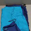 OCOOPA Extra Large Beach Blanket, Sand Free, Large Oversized Camping Mat, Comfortable Parachute Nylon, Cozy& Chic, Compact& Light, 4 Stakes&1 Travel Bag, S09 (Aqua Blue)