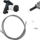 labwork Master and Slave Cylinder and Stainless Clutch Line Kit Replacement for Mazda Miata 1990-2005 MC229 SC825