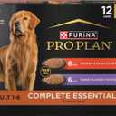 Purina Pro Plan Wet Dog Food Grain Free Complete Essentials Variety Pack, Chicken and Carrots and Turkey and Sweet Potato Entrees - (Pack of 12) 13 oz. Cans