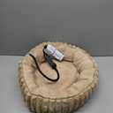 INVENHO Heated Cat Beds for Indoor Cats and Small Dogs, 20" Cozy Donut Heated Pet Bed with Timer & Temp Adjustable, Removable Waterproof Electric Warming Bed for Indoor Cat