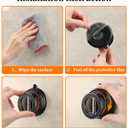 Vacuum Suction Cup Phone Mount,Hands-Free Magnetic Shower Cell Phone Holder,Adjustable Phone Suction Grip for Mirror/Car Dashboard/Gym,Compatible with MagSafe iPhone 16/15/14/13/12 (X20)