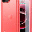 SPORTLINK for iPhone 16e Waterproof Case  Shockproof Dustproof Case with Builtin Clear Screen Protector, Full Body Heavy Duty Sealed Protective Cover for iPhone 16e 6.1" Pink
