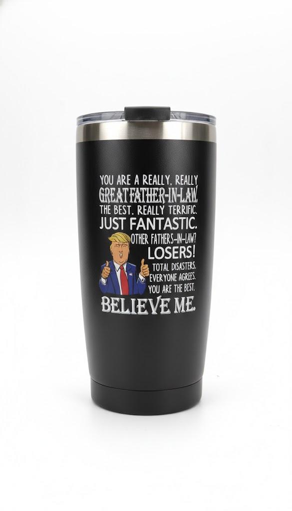Aletege Funny Great Nurse Travel Tumbler, Funny Birthday Gifts for Father In Law 20 OZ Black