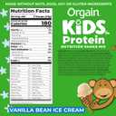 Orgain Kids Protein Powder Shake Mix, Vanilla Bean Ice Cream - 8g Grass-Fed Dairy Protein, 4g Fiber, 22 Vitamins & Minerals, Gluten Free, No Soy Ingredients, Adds Healthy Nutrients to Kids Snacks, 1lb (EXP 10/26/26)