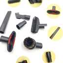 Vacuum Attachments 32mm (1-1/4 inch) &35mm (1-3/8 inch) Vacuum Cleaner Accessories Brush Kit Fits Vacuum Cleaner