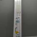 Reinforced 42" Tall Retractable Baby Gates 96" Wide Retractable Dog Gate with Support Rods-Prevent Crawling Under Long Baby Gate Extra Tall Dog Gate Indoor/Outdoor Retractable Gate, White