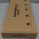 InnoGear 2025 Upgraded Microphone Boom Arm, Magnetic Cable Management Low Profile Mic Stand 360 Rotatable Desk Mount for Fifine AM8 K669B Blue Yeti HyperX QuadCast SoloCast AT2020, Black