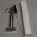 Maple Syrup Hydrometer Test Cup Kit, High Accuracy Hydrometer Maple Syrup Density Kit, Baume and Brix Scale Easy to Read, Stainless Steel Test Cup with Cleaning Brush