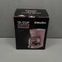 MELLERHOME 12-Cup Pink Coffee Maker - Borosilicate Carafe, Auto-Off, Pink Accessories, Reusable Filter, Anti-Drip, Kitchen Appliances, Keep-Warm Function, Kitchen Dcor