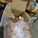 Tujoe 4 Pack 4/5/6/7 Ft Christmas Cone Trees LED Lights Outdoor Lighted Smart Timer with 8 Lighting Modes, Warm White Dimmable Christmas Tree with Star Topper for Indoor Outdoor Holiday Decor