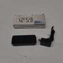 Peakeep Small Digital Alarm Clock Plug in for Bedrooms Bedside, Tiny Electric Clock Large Big Numbers Display with Battery Backup for Desk Table, 6 Dimmers, 5 Adjustable Alarm Volumes (Blue)