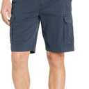 Amazon Essentials Men's 10" Classic-Fit Cargo Shorts, Soft Cotton Twill  ( Size 44, Dark Navy)
