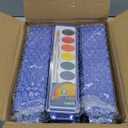 Ezzgol Watercolor Paint Sets Bulk Pack of 24, 8 Colors Washable Paint Sets for Kids, Quality Water Color Wooden Brushes, Perfect for Preschool Classroom