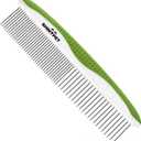 Dog & Cat Comb  Removes Tangles, Knots, and Matted Fur  Grooming Tool with Stainless Steel Teeth and Non-Slip Handle  Best Pet Hair Comb for Home Grooming Kit  Includes eBook Guide